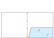 縦型ポケットホルダー／片ポケット／マチあり