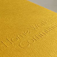 ポケットフォルダー制作事例｜ホームワーカーズコミュニティ株式会社 様