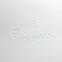 ポケットフォルダー制作事例｜りぼんウエディング様