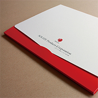 ポケットフォルダー制作事例｜SOLIZE株式会社 様